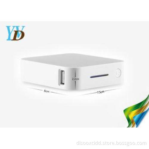 White 9000mAh Explosion-proof Smart Power Bank Mobile Cellp